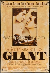 2g630 GIANT DS 1sh R1996 James Dean, Elizabeth Taylor, Rock Hudson, directed by George Stevens!