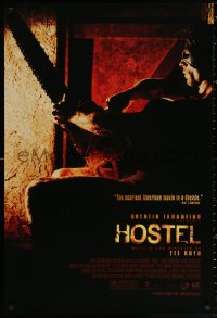 2g674 HOSTEL advance 1sh 2005 Jay Hernandez, creepy image from Eli Roth gore-fest!