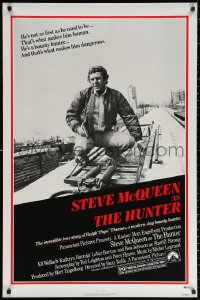 2g682 HUNTER 1sh 1980 bounty hunter Steve McQueen riding on top of a Chicago El!