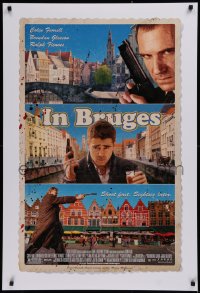2g688 IN BRUGES DS 1sh 2008 Colin Farrell, Brendan Gleeson, Ralph Fiennes!