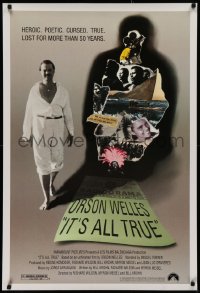 2g707 IT'S ALL TRUE 1sh 1993 unfinished Orson Welles work, lost for more than 50 years!