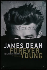 2g149 JAMES DEAN: FOREVER YOUNG 27x40 video poster 2005 Martin Sheen narrated, classic image of Dean!