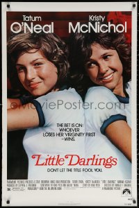 2g751 LITTLE DARLINGS 1sh 1980 Tatum O'Neal & Kristy McNichol make a bet to lose their virginity!