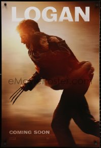 2g755 LOGAN style B int'l teaser DS 1sh 2017 Jackman in the title role as Wolverine, Dafne Keen!