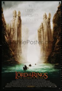 2g757 LORD OF THE RINGS: THE FELLOWSHIP OF THE RING advance DS 1sh 2001 J.R.R. Tolkien, Argonath!