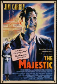 2g774 MAJESTIC int'l 1sh 2001 great art of Jim Carrey, directed by Frank Darabont!