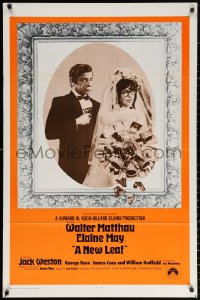 2g807 NEW LEAF int'l 1sh 1971 Walter Matthau with star & director Elaine May are getting married!