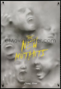 2g808 NEW MUTANTS int'l teaser DS 1sh 2018 Marvel Comics, Williams, completely creepy design!