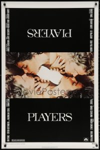 2g834 PLAYERS 1sh 1979 Ali MacGraw, Dean-Paul Martin, tennis, cool mirror image poster design!
