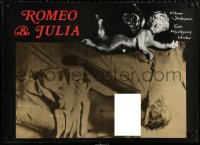 2g073 ROMEO & JULIET stage play Polish 27x37 1979 William Shakespeare, design by Andrzej Klimowski!