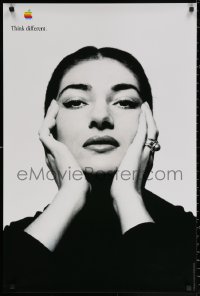2g209 APPLE 24x36 advertising poster 1998 completely different super close-up of Maria Callas!