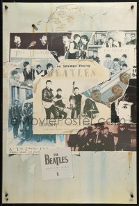 2g153 BEATLES 20x30 music poster 1995 montage with George, Paul, Ringo and John, Anthology 1!