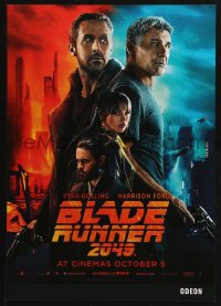 2g128 BLADE RUNNER 2049 IMAX English mini poster 2017 montage image w/Harrison Ford & Ryan Gosling!