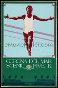 2g021 CORONA DEL MAR SCENIC FIVE-K signed #32/300 23x35 art print 1984 by artist Dean Gerrie!