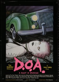 2g342 D.O.A. 23x33 special poster 1980 punk rock music, Sex Pistols, wild Soyka art!