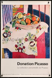 2g180 DONATION PICASSO 16x24 French museum/art exhibition 1970s still life art by Henri Matisse!