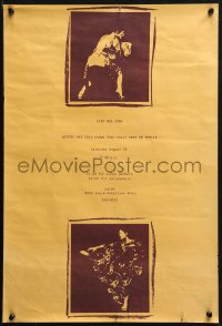 2g349 EIKO & KOMA 16x23 special poster 1970s great images of Japanese performance duo!