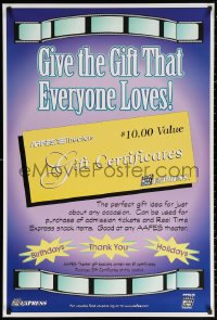 2g359 GIVE THE GIFT THAT EVERYONE LOVES 27x40 special poster 2000s buy gift certificates!