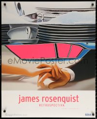 2g190 JAMES ROSENQUIST RETROSPECTIVA 26x32 Spanish museum/art exhibition 2004 Guggenheim in Spain!