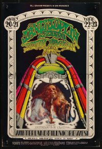2g163 JANIS JOPLIN/SAVOY BROWN/AUM 14x21 music poster 1969 D. Bread & Randy Tuten, 2nd printing!