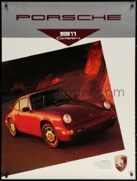 2g242 PORSCHE 30x40 German advertising poster 1989 great image of the 911 Carrera 4!