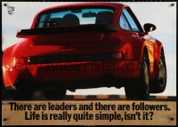 2g239 PORSCHE 30x40 advertising poster 1991 911, life is really quite simple, isn't it?