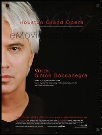 2g046 SIMON BOCCANEGRA 18x24 stage poster 2006 Verdi Giuseppe's opera, super close-up!