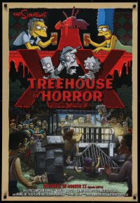 2g124 SIMPSONS tv poster 2009 Matt Groening, Treehouse of Horror XX, cool Halloween art!