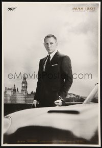 2g396 SKYFALL IMAX 14x20 special poster 2012 image of Daniel Craig as Bond, newest 007!