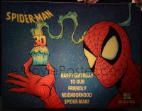 2g401 SPIDER-MAN DS 18x24 special poster 1992 Marvel Comics, happy 30th birthday to Spidey!