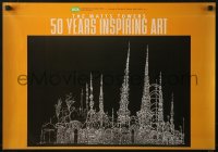 2g208 WATTS TOWERS 50 YEARS INSPIRING ART 18x24 museum/art exhibition 2009 art by Mae Babitz!