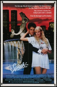 2g902 SPLASH 1sh 1984 Tom Hanks loves mermaid Daryl Hannah in New York City under Twin Towers!