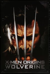 2g989 X-MEN ORIGINS: WOLVERINE int'l teaser DS 1sh 2009 Hugh Jackman, Marvel Comics!