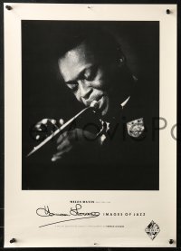 2g422 HERMAN LEONARD IMAGES OF JAZZ group of 3 17x24 special posters 1980s Miles Davis & more!
