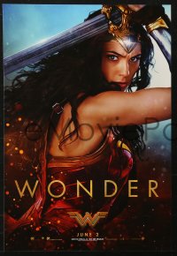2g134 WONDER WOMAN group of 3 mini posters 2017 sexiest Gal Gadot in title role & as Diana Prince!