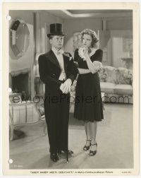 2h072 ANDY HARDY MEETS DEBUTANTE 8x10.25 still 1940 Judy Garland stare at Mickey Rooney in tuxedo!
