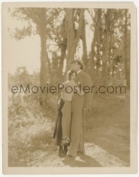2h127 BIG PARADE 8x10.25 still 1925 John Gilbert & Renee Adoree embracing outdoors, WWI classic!