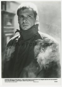 2h136 BLADE RUNNER 7x10 still 1982 best close portrait of Harrison Ford as Rick Deckard!