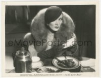2h139 BLONDE VENUS 8x10.25 still 1932 great c/u of glamorous Marlene Dietrich at dinner table!