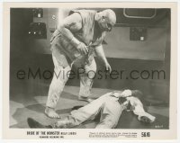 2h160 BRIDE OF THE MONSTER 8x10.25 still 1956 Ed Wood, great image of monstrous Tor Johnson!