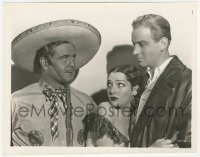 2h165 BROKEN WING 8x10 still 1932 c/u of scared Lupe Velez between Leo Carrillo & Melvyn Douglas!