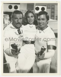 2h169 BUCK ROGERS IN THE 25th CENTURY TV 7.25x9 still 1979 guest star Buster Crabbe, Gerard & Gray!