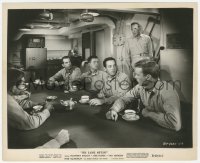 2h172 CAINE MUTINY 8.25x10 still R1959 Humphrey Bogart by Fred MacMurray & others eating!