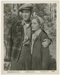 2h178 CARBINE WILLIAMS 8x10.25 still 1952 c/u of James Stewart with arm around pretty Jean Hagen!