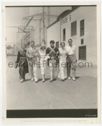 2h184 CARY GRANT/JOAN BENNETT/IDA LUPINO 8.25x10 still 1934 on the studio lot heading to lunch!