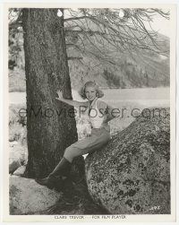 2h194 CLAIRE TREVOR 8x10.25 still 1934 great posed portrait on location in the High Sierras!