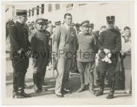 2h197 CLARK GABLE 7x9 news photo 1932 with visiting French, Japanese & German military officers!