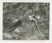2h209 COLEEN GRAY 8.25x10 still 1951 in pool soaking her bruises to finish a lazy day in the sun!