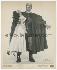 2h214 COLOSSUS OF NEW YORK 8.25x10 still 1958 great image of robot monster holding scared girl!