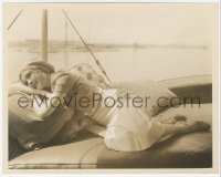 2h217 COMMON LAW candid 8x10.25 still 1931 Marion Shilling between yachting scenes by Schoenbaum!